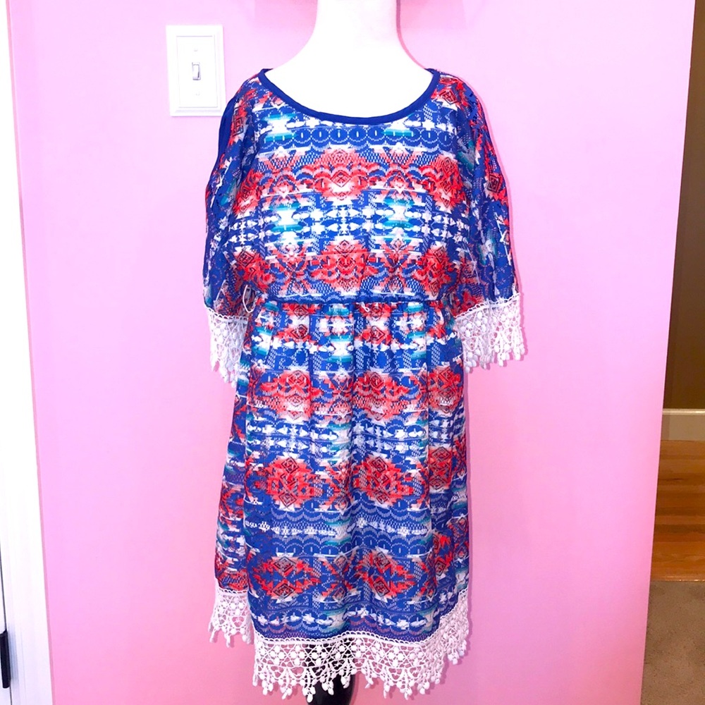 ❤️Girls 3/4 sleeve dress